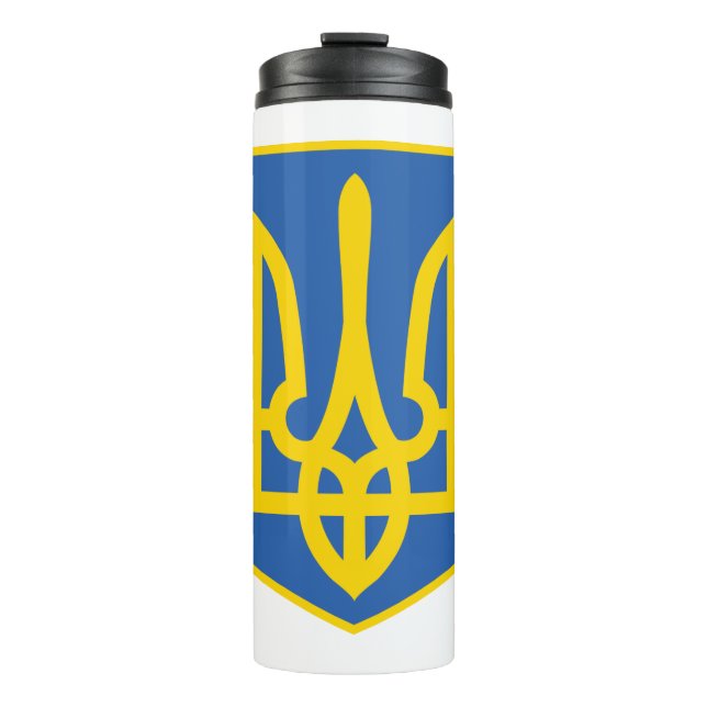 UKRAINE-TRIDENT THERMOSBECHER (Vorderseite)