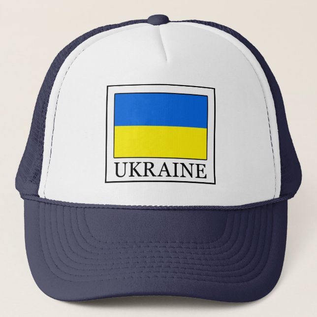 Ukraine Truckerkappe (Vorderseite)