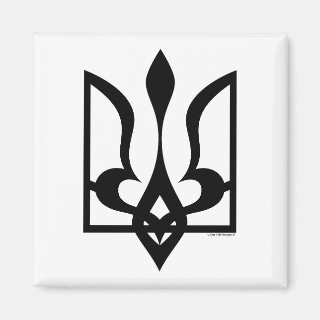 Ukraine / Tryzub - Magnet (Vorne)
