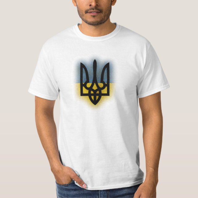 Ukraine Tryzub Shirt (Vorderseite)