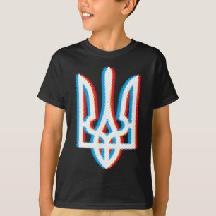 Ukraine Tryzub-Shirt Dreizack Militär Ukraine T-Shirt