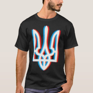 Ukraine Tryzub-Shirt Dreizack Militär Ukraine T-Shirt