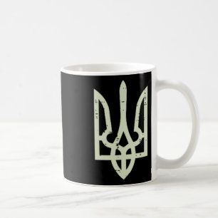 Ukraine Tryzub Symbol Tasche Ukraine Dreizack Männ Kaffeetasse