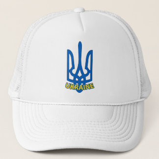 Ukraine Tryzub Trident Hat Truckerkappe