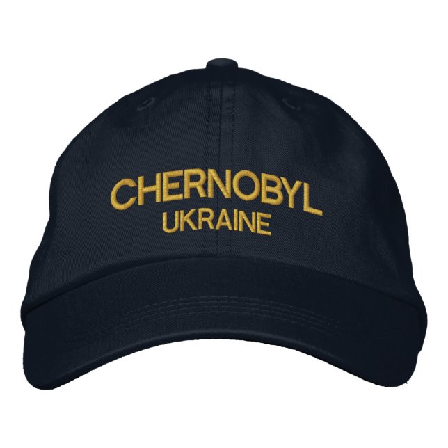 Ukraine - Tschernobyl - Personalisiert anpassbarer Bestickte Kappe (Vorderseite)
