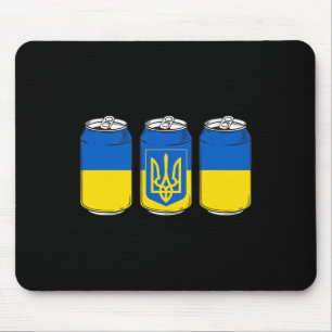 Ukraine Ukraina-Flagge Pivo UdSSR Ukrainische Bier Mousepad