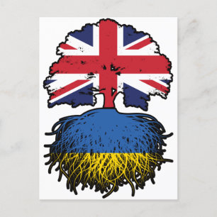 Ukraine Ukraine Vereinigtes Königreich Postkarte