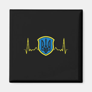 Ukraine Ukrainer Ukrainisch Kiew Trysub Flagge 13 Magnet