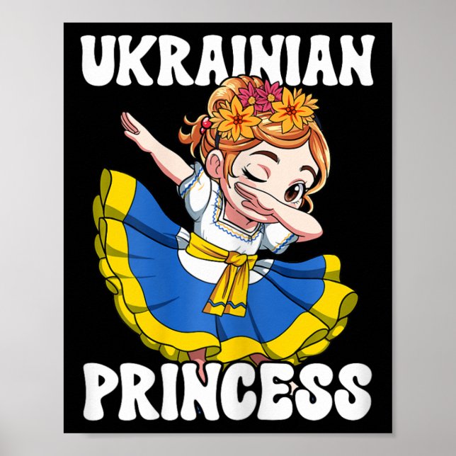 Ukraine Ukrainian Princess  Poster (Vorne)