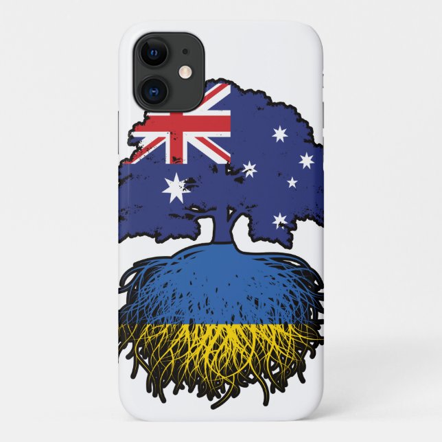 Ukraine Ukrainisch Australisch Australien Tree Roo Case-Mate iPhone Hülle (Rückseite)