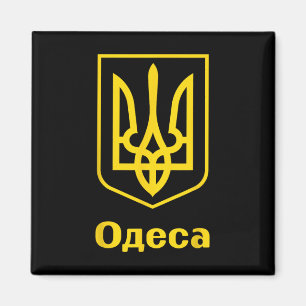Ukraine Ukrainisch Kiew Trysub Flagge 5  Magnet