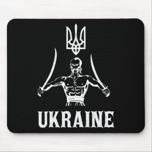 Ukraine Ukrainisch Kiew Trysub Flagge 8 Mousepad