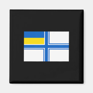 Ukraine Ukrainisch Ukraine-Flagge Nabel Marineflag Magnet