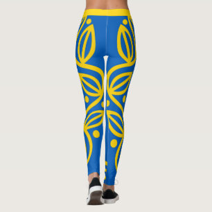 Ukraine & Ukrainische Flagge Mode, Urlaub / Sport Leggings