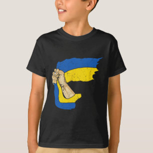 Ukraine Ukrainische Flagge Stolz T-Shirt