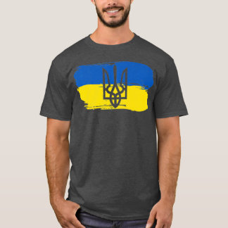 Ukraine ukrainische Flagge Ukrainische Prämie T-Shirt