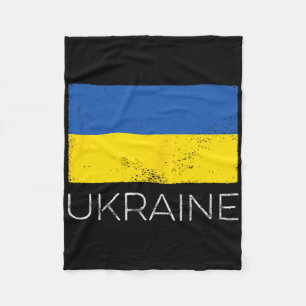Ukraine Ukrainische Flagge Vintage Ukraine Mini-Fl Fleecedecke