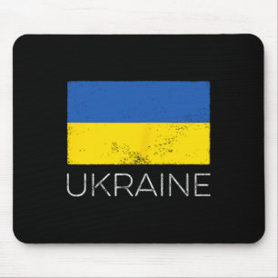 Ukraine Ukrainische Flagge Vintage Ukraine Mini-Fl Mousepad