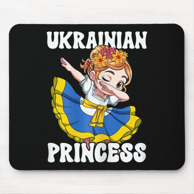 Ukraine Ukrainische Prinzessin  Mousepad (Vorne)