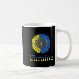 Ukraine Ukrainische Sonnenblume Vintag Ukrainisch Kaffeetasse
