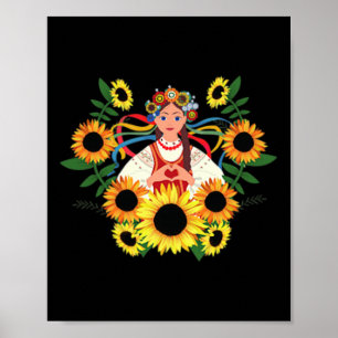 Ukraine Ukrainische Unterstützung Ukraine Ich steh Poster