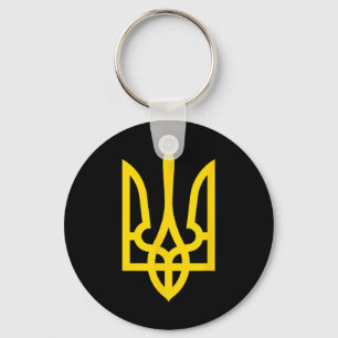Ukraine Ukrainischer Nationaler Dreizack Unterstüt Schlüsselanhänger