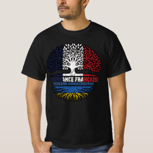 Ukraine Ukrainisches Französisch-Frankreich Treots T-Shirt