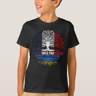 Ukraine Ukrainisches Französisch-Frankreich Treots T-Shirt