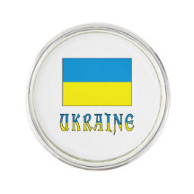 Ukraine und ukrainische Flagge