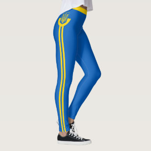 Ukraine und ukrainische Flaggenmode, Reise-/Sportf Leggings