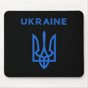 Ukraine Unterstützer Dreizack Ukrainisch Tryzub Fl Mousepad