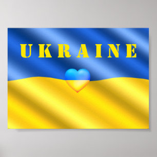 Ukraine - Unterstützung - Frieden Freiheit - Ukrai Poster