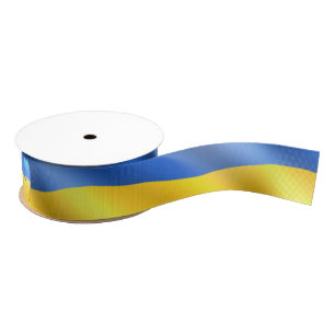 Ukraine - Unterstützung - Frieden - ukrainische F Ripsband