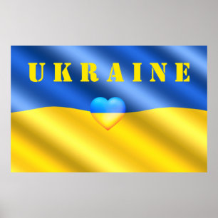 Ukraine - Unterstützung - Friedensfreiheit - ukrai Poster