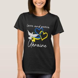 Ukraine Unterstützung Hoffnung Positivität Friedli T-Shirt
