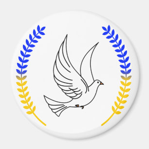 Ukraine Unterstützung .Ich stehe mit der Ukraine!! Magnet