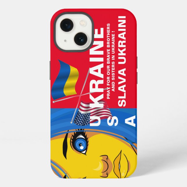 UKRAINE USA   Case-Mate iPhone HÜLLE  (Rückseite)