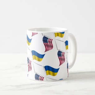 UKRAINE USA Kaffee-Tasse Kaffeetasse