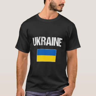Ukraine verleiht ukrainische Flagge T-Shirt