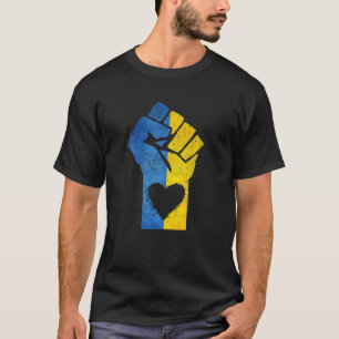 Ukraine Vintage-Flagge, Ukrainische Liebhaber, Ukr T-Shirt