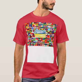 Ukraine Vintager Stil Retro-Andenken 1 T-Shirt