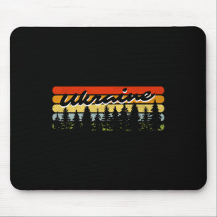 Ukraine Wald Sonnenuntergang Bäume Ferienhaus Urla Mousepad