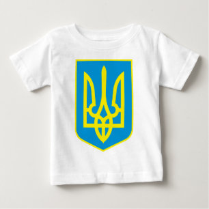 Ukraine-Wappen Detail Baby T-shirt