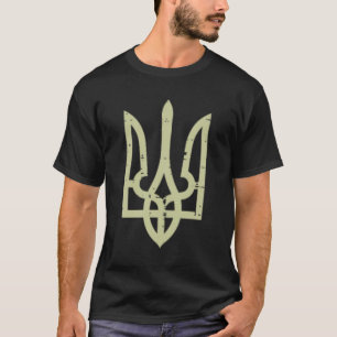 Ukraine-Wappen Dreizack Ukrainisches Symbol Tryzub T-Shirt