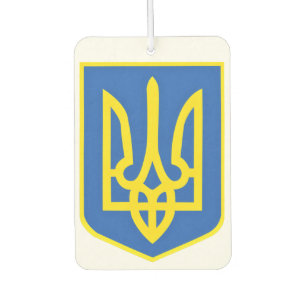 Ukraine-Wappen für Waffenflieger - Freiheit Autolufterfrischer