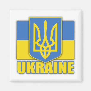 Ukraine-Wappen Magnet