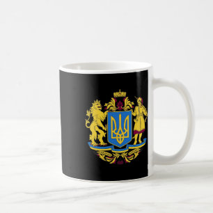 Ukraine-Wappen-T-Shirt-Flagge Kaffeetasse