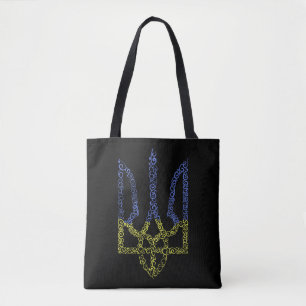 Ukraine-Wappen-Trident-Trendsub-Spiralmuster