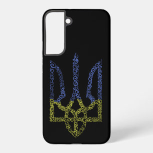 Ukraine-Wappen-Trident-Trendsub-Spiralmuster Samsung Galaxy Hülle