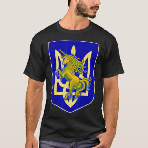 Ukraine Wappen Ukrainisches Rett Unterstützung Ukr T-Shirt